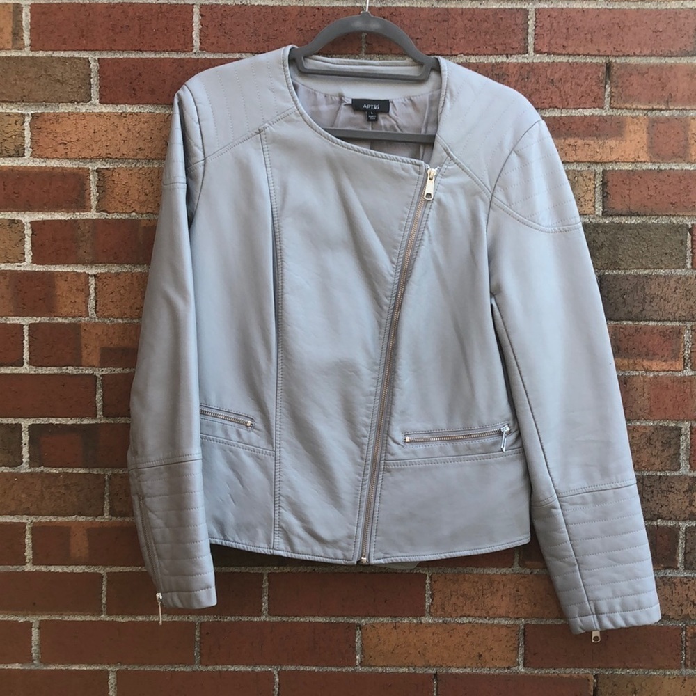 Grey Moto  jacket